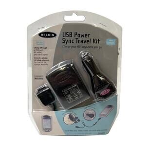 Belkin USB Power Sync Travel Kit Charge PDA PRO SERIES HP iPAQ Compatible